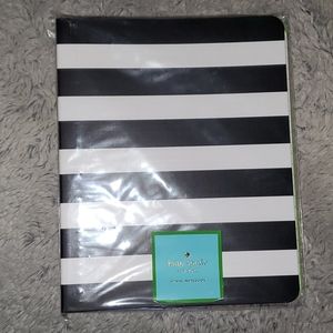 Kate Spade black/white spiral notebook .NWT
